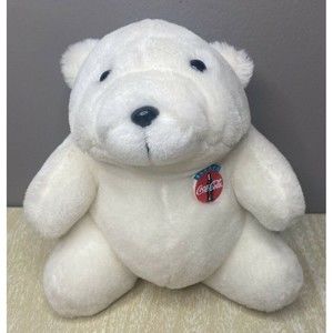 Vintage 1993 Coca Cola 7" Polar Bear Soft Plush Stuffed Animal 90's Collection
